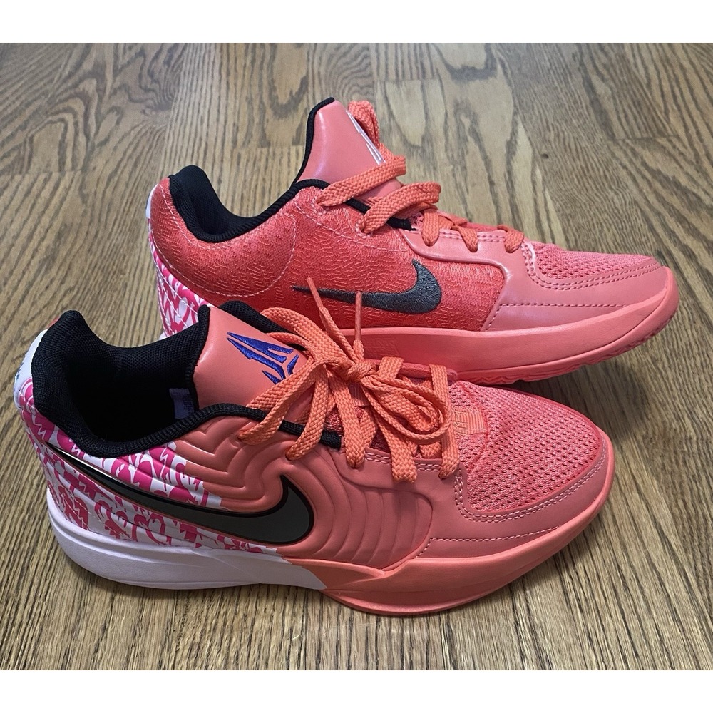 Nike Ja 2 'Heart Eyes' Pink Red Sneakers Size 4.5Y IB5842-800